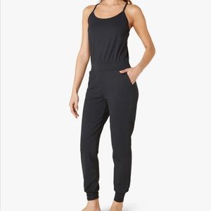 Beyond Yoga Heather Rib Lounge Around Jumpsuit